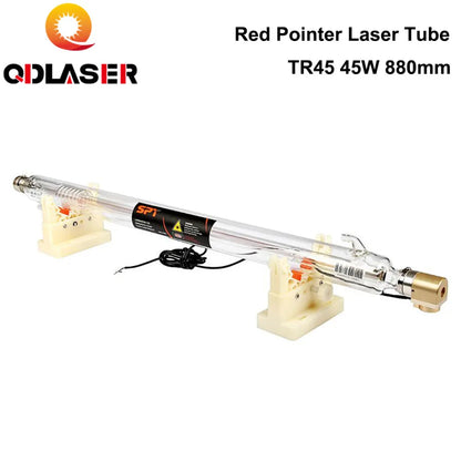 SPT TR45 Ceramic CO2 Laser Tube 45w With Red Light Indication for Co2 Laser Engraving and Cutting Machine