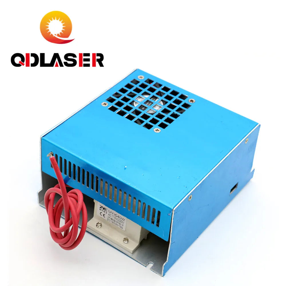 QDLASER 40W CO2 Laser Power Supply M-40 110V 220V for CO2 Laser Engraving Cutting Machine 35-50W MYJG
