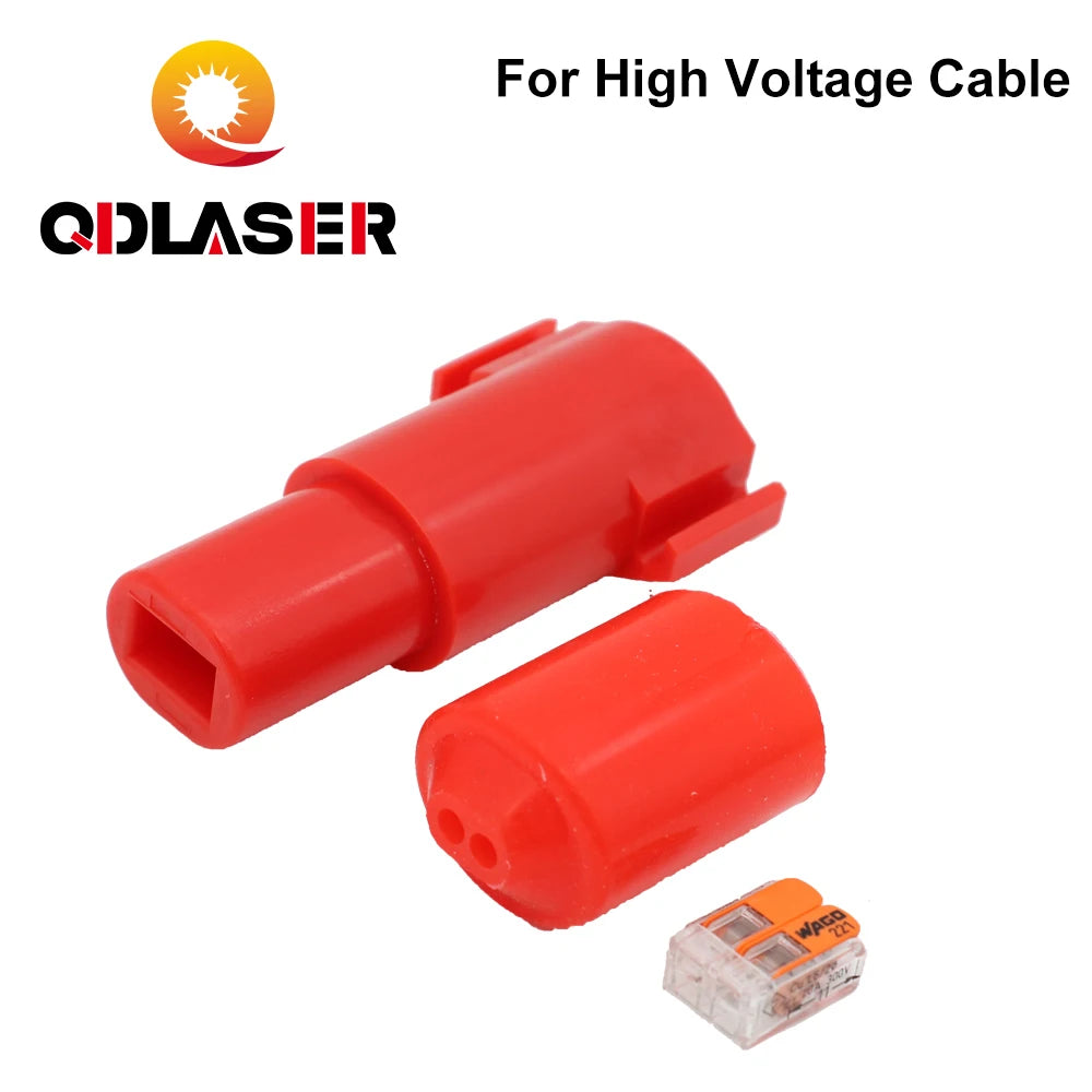 QDLASER CO2 Laser Machine Gennral Parts High Voltage Cable Connector