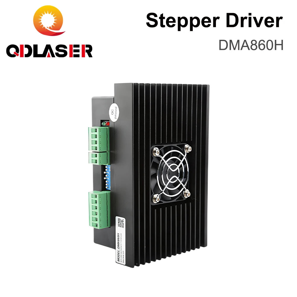 QDLASER Leadshine DMA860H 2 Phase Stepper Driver 7-16mA 18V/70V/80VAC 2.4-7.2A for CNC Machine Co2 Laser Cutting Machine