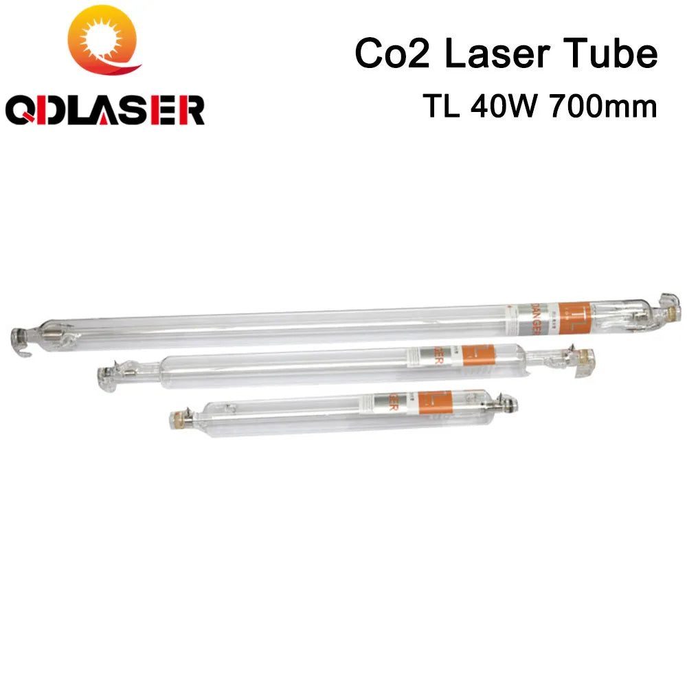 QDHWOEL TONGLI TLC700-50 700MM 40W K40 Laser Tube  Glass Pipe for CO2 Laser Engraving and Cutting Machine