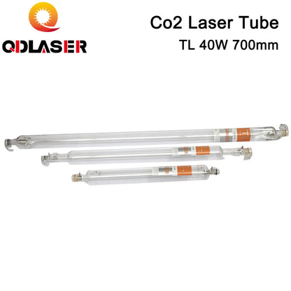 QDHWOEL TONGLI TLC700-50 700MM 40W K40 Laser Tube  Glass Pipe for CO2 Laser Engraving and Cutting Machine