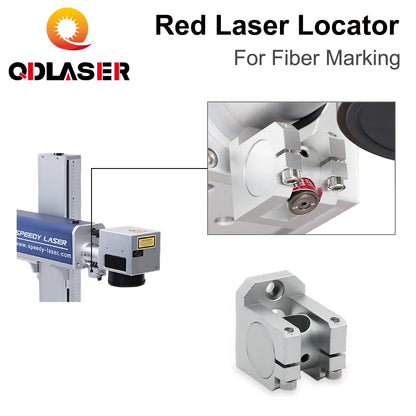 QDLASER CO2 Laser Red Locator Diameter 12mm Optical Path Accessories Red Light Locator for Fiber Metal Marking Machine