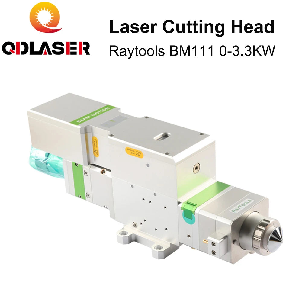 QDLASER  3KW High Speed Cutting Automatic Focusing Highly Dustproof Fiber Laser Cutting Machine Head BM111 for Raytools