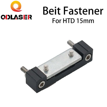 QDLASER Laser Mechanical Parts Belt Fastener for HTD-3M 15mm Timing Belt Co2 Laser Engraving and Cutting Machine