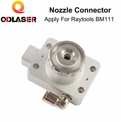 QDLASER Nozzle Connector with Original Nozzle and Ceramic For Raytools Laser Head BM111 For 1064nm Fiber Laser Cutting Machine