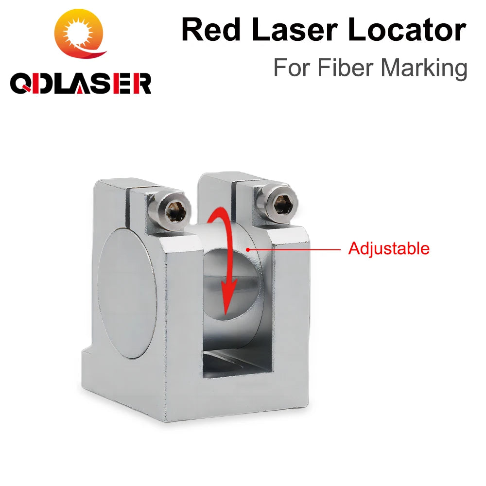 QDLASER CO2 laser Red Locator Diameter 12mm Optical Path Accessories Red Light locator for Fiber Metal Marking Machine