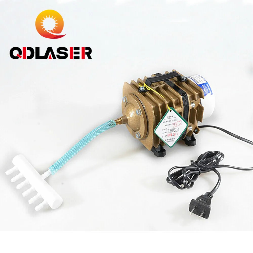 QDLASER Electrical Magnetic Air Compressor 220V 70L/Min ACO-005 SUNSUN Air Pump 80W for Laser Machine Home Aquarium Aerator Fish