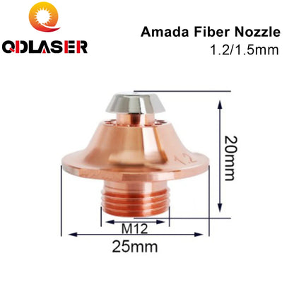 QDLASER Amada Fiber Laser Cutting Machine Consumables Parts Laser Nozzle