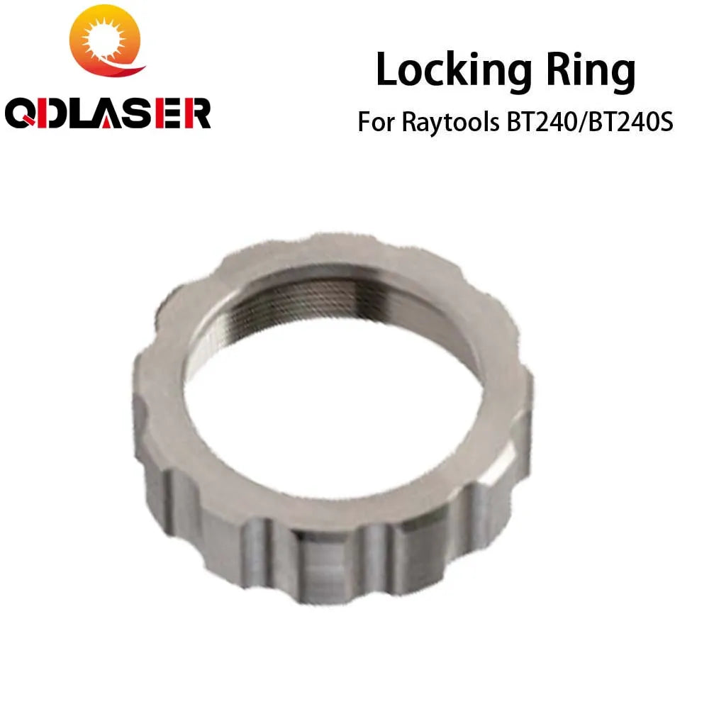 QDLASER Ceramic Lock Ring Nut Fiber Laser Head Parts Laser Nozzle Connector Fasten Ring for Raytools Laser Head BT240/BT240S