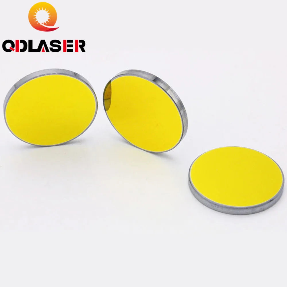 QDLASER Co2 Laser Reflect Mirrors 25mm for Laser Engraving and Cutting Machine