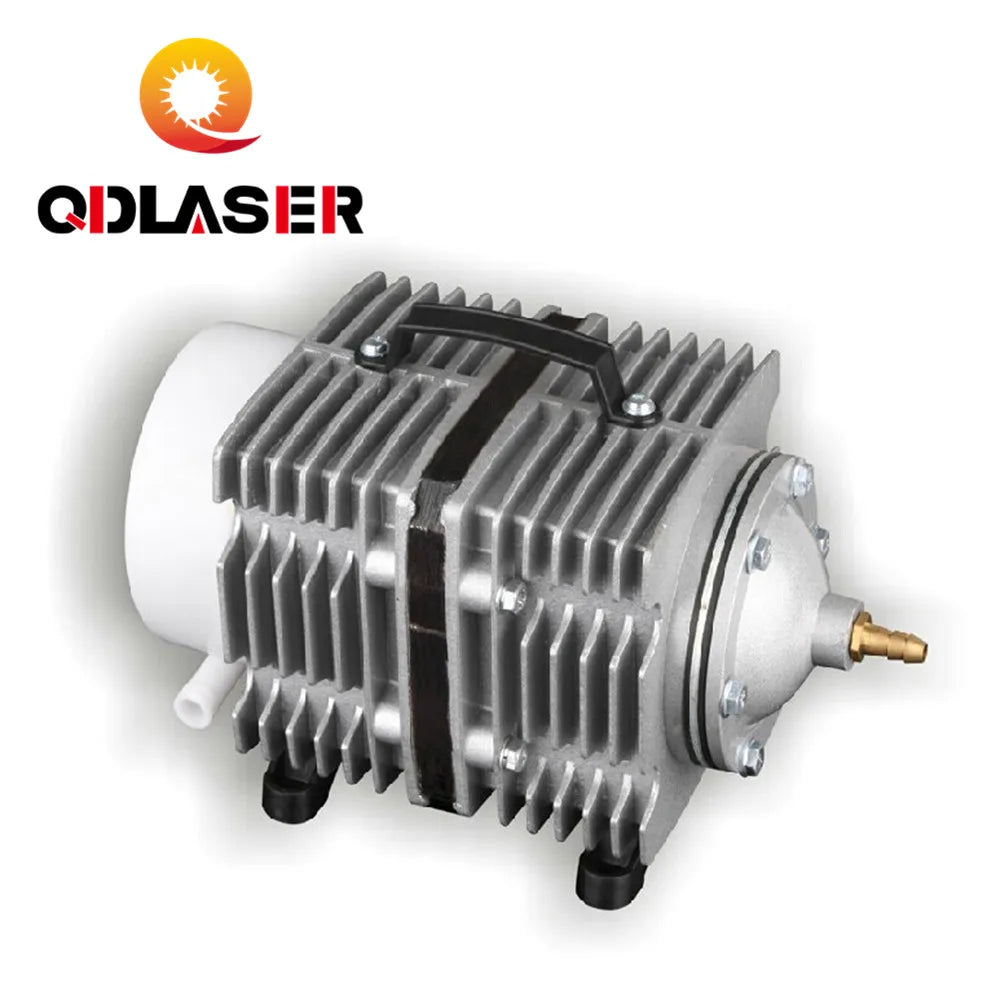 QDLASER ACO-008 138W 100L/min Electric Magnetic Air Compressor Air Pump With Check Valve Air Stone Water Pipe for Laser Machine
