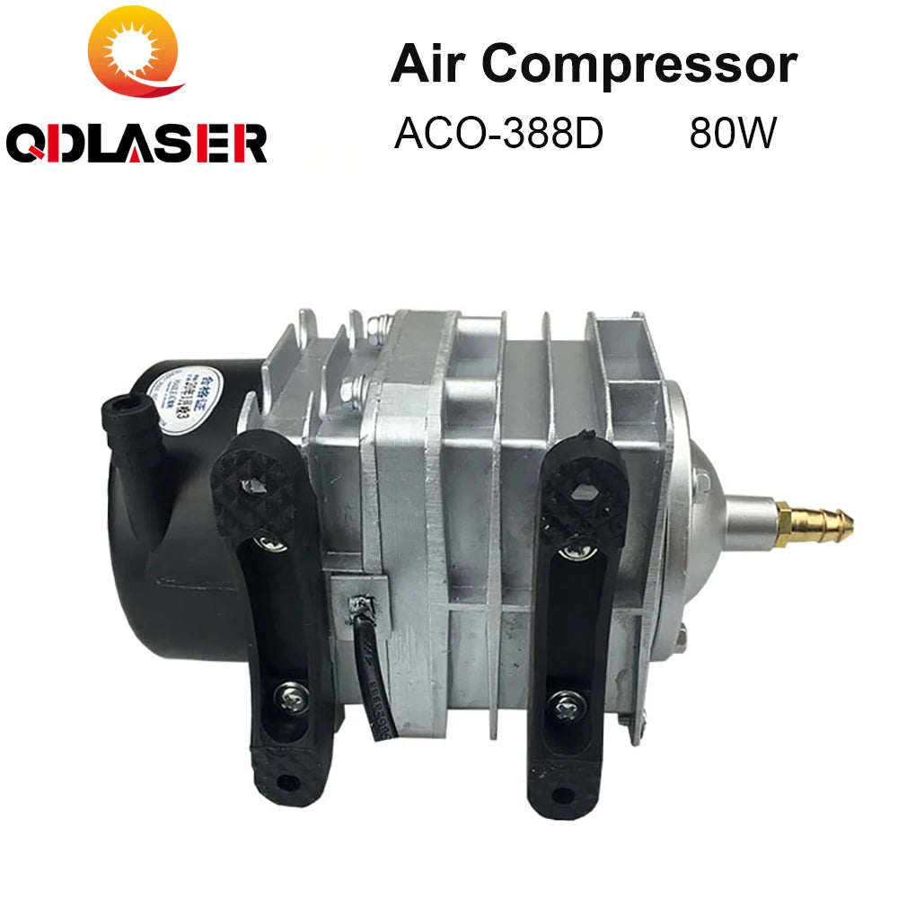 QDLASER 80W AC Air Compressor Electrical Magnetic Air Pump