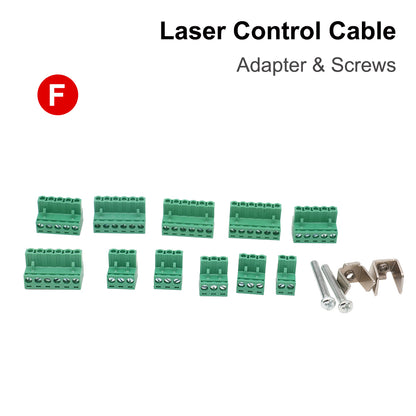 QDLASER Ruida RDC6445G/S RDC6442S RDC6432 CO2 Laser Controller Cables USB Extension Cable Power Cable Adapter & Screws Parts