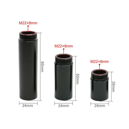QDLASER CO2 Extension Tube Extension Ring Suit Laser head O.D.24mm Lens Tube for CO2 Laser Cutting & engraving Machine