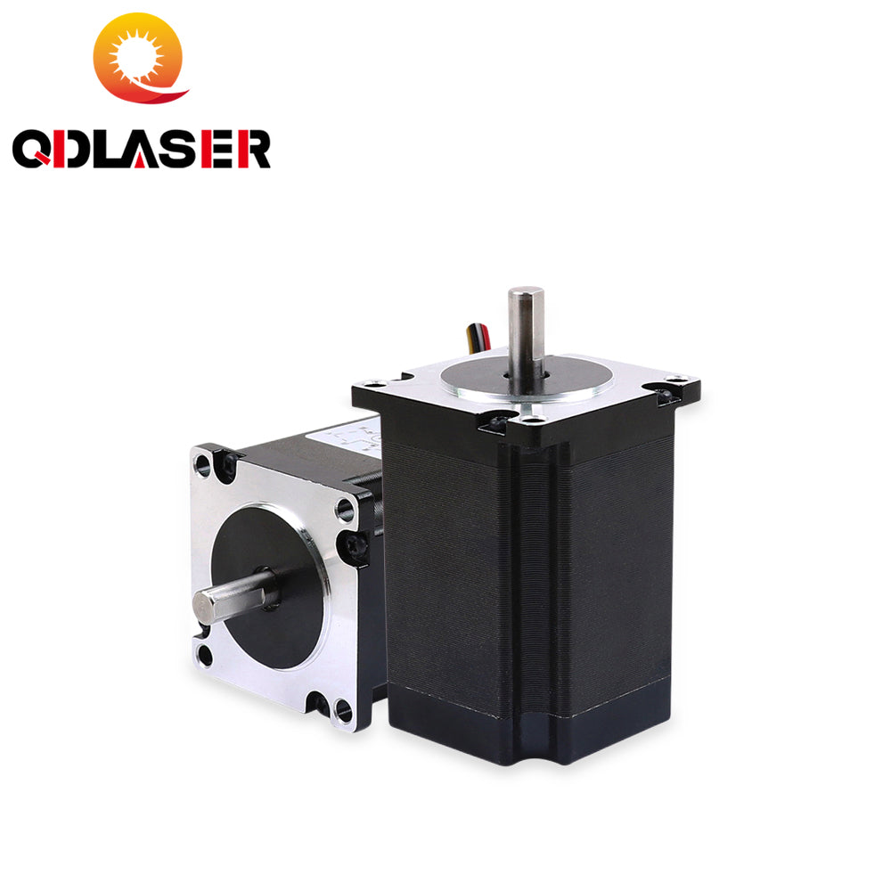 QDLASER Leadshine 57HS13 2 Phase Stepper Motor for NEMA 23 4A Length 76mm Shaft 6.35mm (0.25 Inch) 1.8N.M Holding Torque