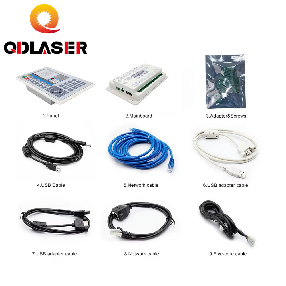 QDLASER RDC8445S Ruida Laser Controller - Upgrade for CO2 Laser Engraving & Cutting Machines