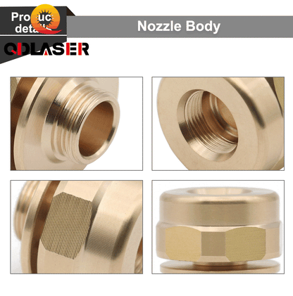 QDLASER Precitec M11 Laser Nozzles Body Anti-collision Accessories Nozzles Holder Copper Fiber Cutting Head Replacement Parts