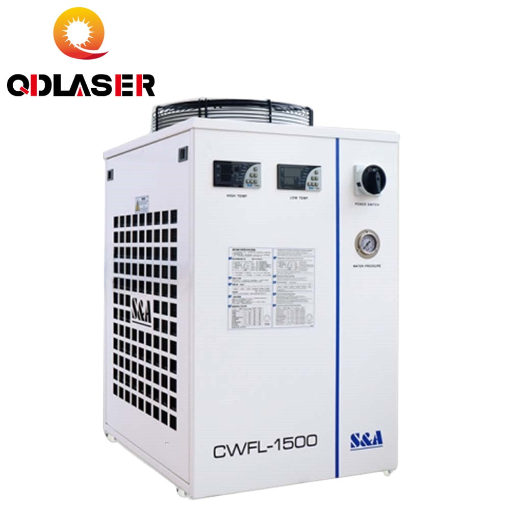 QDLASER Industry Air Water Chiller CWFL-1500AN & 1500BN for Fiber Laser Engraving and Cutting Machine