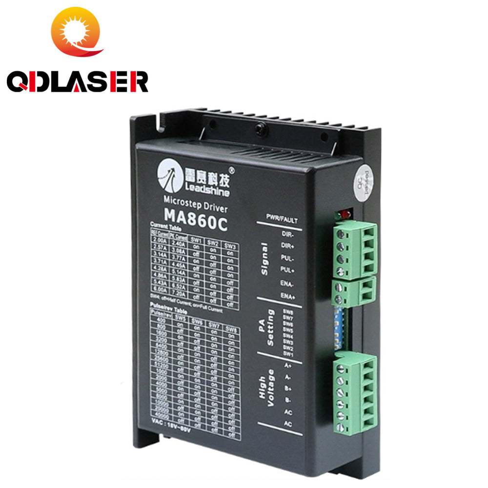 QDLASER Leadshine 220V 2-Phase Stepper Motor Driver MA860C for Laser Cutting Machine