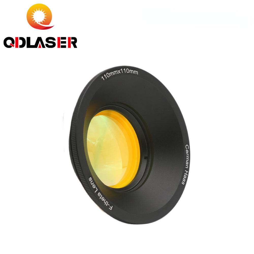 QDLASER CO2 F-theta Scan Lens Field Lens 10.6um 10600nm 50x50-600x600 Thread M85 for YAG Optical CO2 Laser Marking Machine Parts