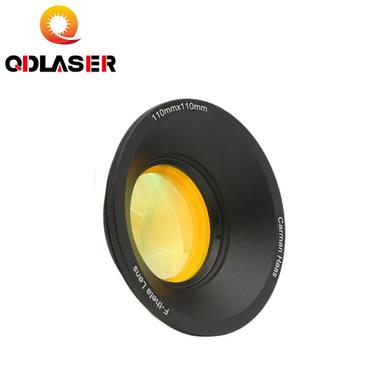 QDLASER CO2 F-theta Scan Lens Field Lens 10.6um 10600nm 50x50-600x600 Thread M85 for YAG Optical CO2 Laser Marking Machine Parts