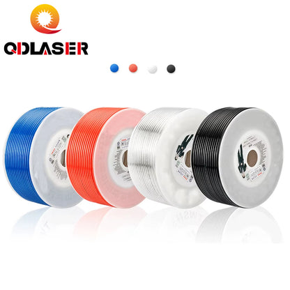 QDLASER Air Tube Pneumatic Hose 1M Blue Red Transparent Black PU Air Pipe 10mm OD 6.5mm ID 8mmx5mm 6mm X 4mm 2.5mm 12x8mm