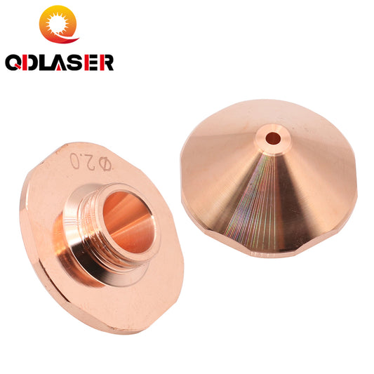 QDLASER Laser Cutting Nozzles Caliber 0.8mm-1.7mm Single Layer Dia.24 for Trumpf Fiber Laser Cutting Head