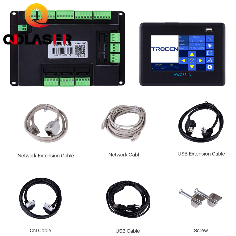 Trocen Anywells AWC7813 Laser Controller for Co2 Laser Engraving Cutting Machine Replace AWC608 AWC708C