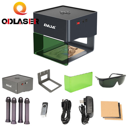 DAJA Laser Engraver CNC DIY DJ6 Laser Engraving Machine 3000mw Fast Mini Logo Mark Printer Cutter Woodworking Wood Plastic
