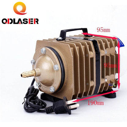 QDLASER Electrical Magnetic Air Compressor 220V 70L/Min ACO-005 SUNSUN Air Pump 80W for Laser Machine Home Aquarium Aerator Fish