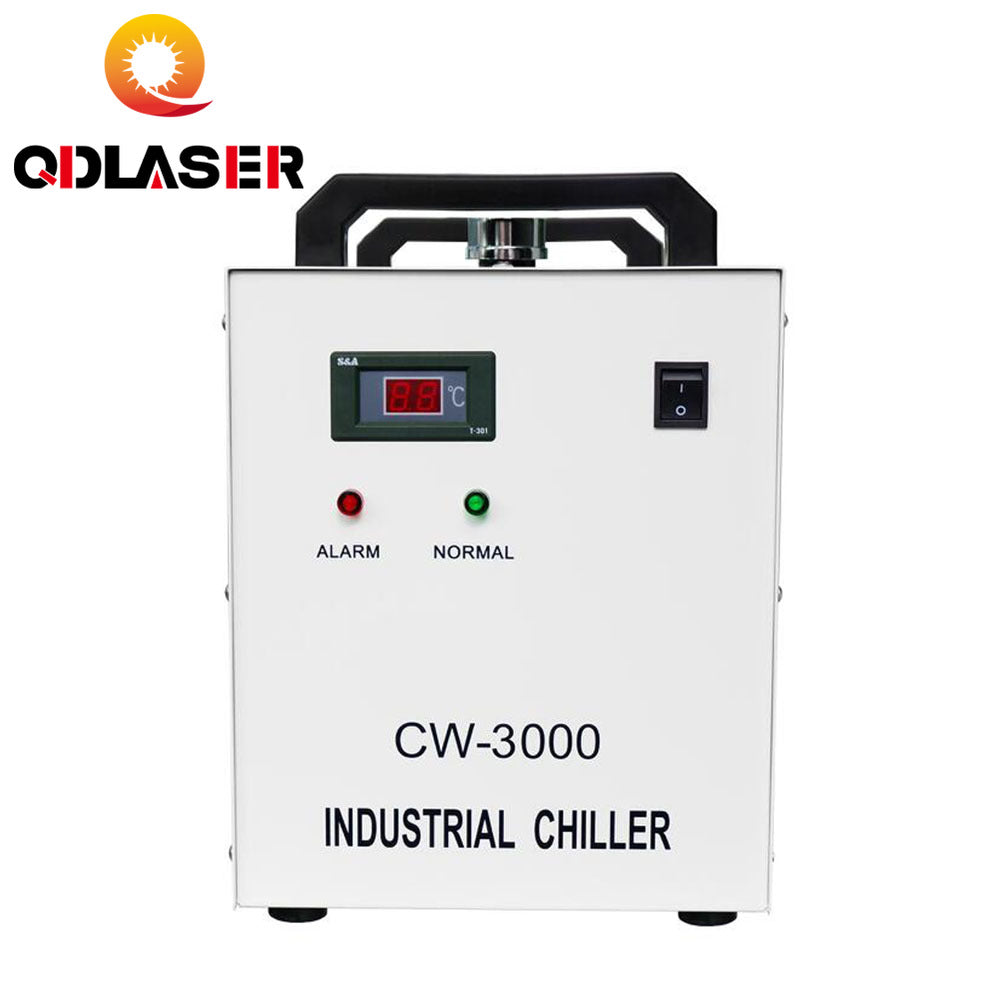 QDLASER Water-cooled Industrial Chiller CW3000 CO2 Laser Equipment Components
