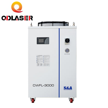 QDLASER S&A CWFL-3000 Water Cooling Fiber Laser Chiller For Fiber Laser Cutting Machine