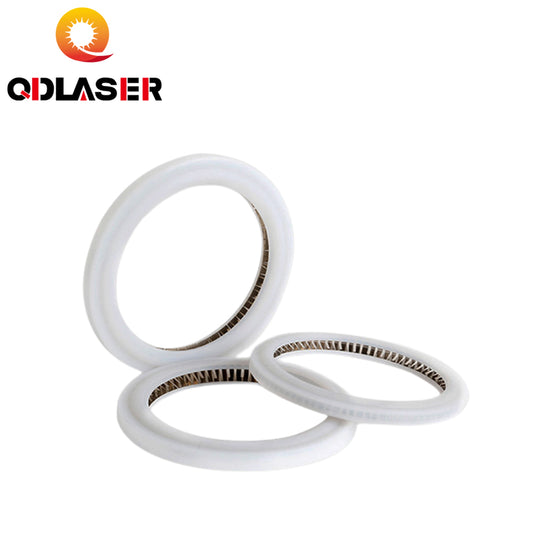 QDLASER Seal ring gasket protection window Yellow / white for Raytools/Precitec/WSX/Bodor Customizable Size for Fiber Laser Head