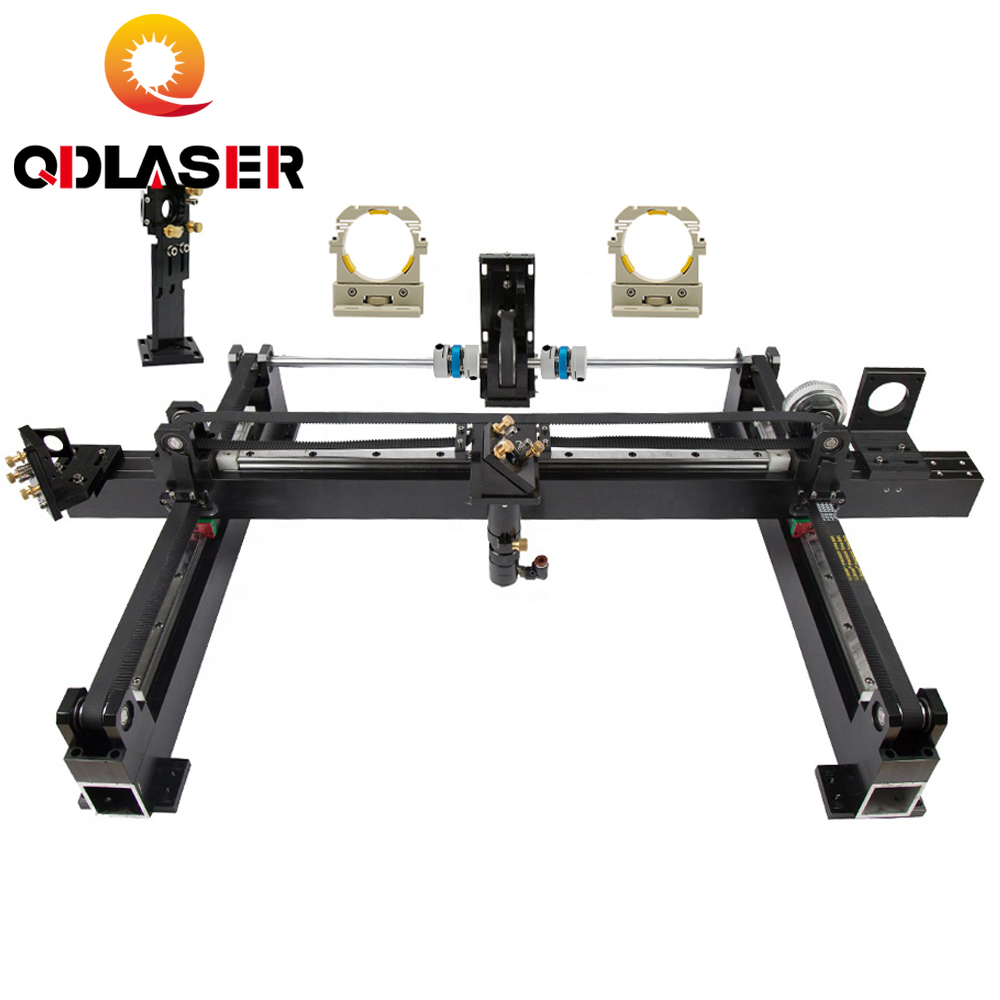 QDLASER 6040 Single Head Linear Guides Set for DIY Laser Cutting Machine Kit Reduction Gear Box