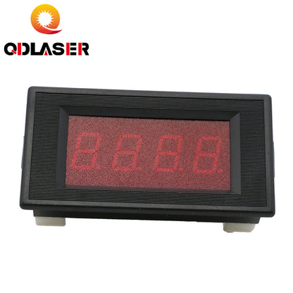 QDLASER 50mA LED Digital Ammeter DC 0-50mA Analog Amp Panel Meter Current for CO2 Laser Engraving and Cutting Machines