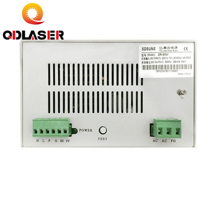 QDLASER Power Supply Laser 50w ZR-50W for 40W 50W 60W Co2 Glass Laser Tube