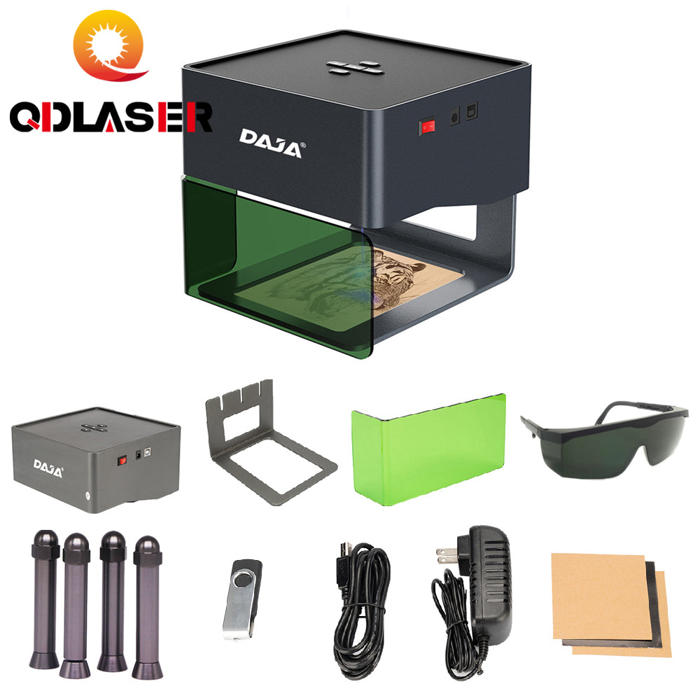 DAJA Laser Engraver CNC DIY DJ6 Laser Engraving Machine 3000mw Fast Mini Logo Mark Printer Cutter Woodworking Wood Plastic