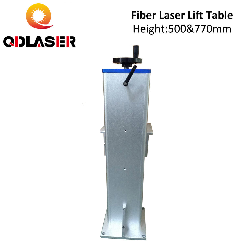 QDLASER Fiber Laser Marking Machine Lift Table 500 & 770mm for Laser Marker