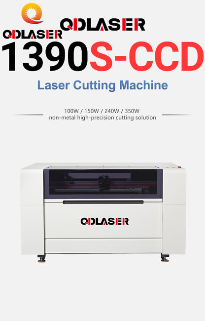 100W/150W/240W/350W 1390S-CCD Non-matel Co2 Laser Engraving Machine for Crafts and Precision Work