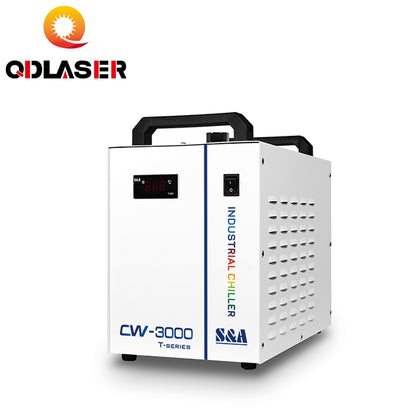 QDLASER CW3000 S&A Industrial Water Chiller for CO2 Laser Engraving Cutting Machine Cooling 60W 80W Laser Tube DG110V AG220V