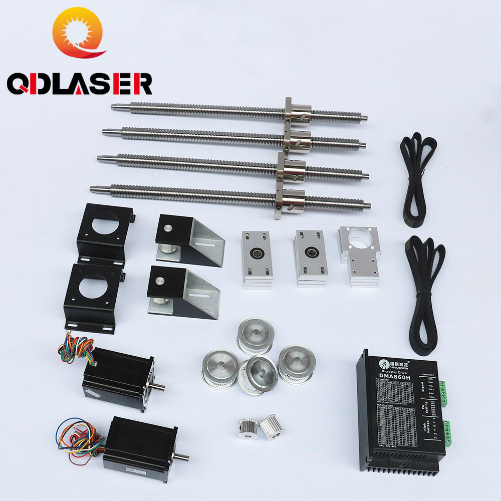 QDLASER Metal Parts Lift Suit a B /Motor Base /Reduction Gear Base for CO2 Laser Machine