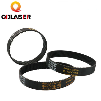 QDLASER HTD 3M Loop Belt Width 10&15mm Belt Rubber Timing Belt Various Transmission for CO2 Laser Engraving Machine / 3D Printer