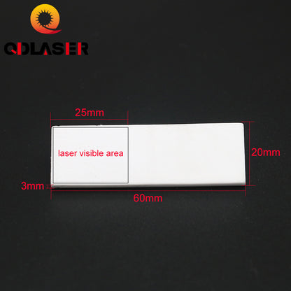 IR Detection Alignment Card Infrared Dimmer Visualizer Calibrator Ceramic Plate for YAG 1064nm Fiber Laser LED Diode Beam