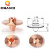 QDLASER Laser Bulge Nozzle Single Layer D28 H15 Caliber 0.8 - 4.0HD for Precitec 1064nm Fiber Laser Cutting Head