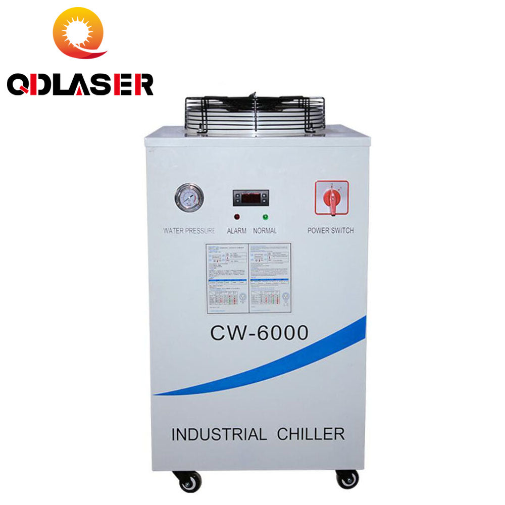 QDLASER 220V CW-6000AH Laser Water Chiller for Cooling Three 100W or Four 80W CO2 Laser Tubes