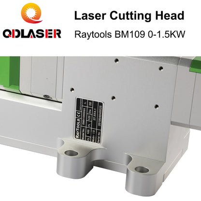 QDLASER Raytools BM109 0-1.5kW Auto Focusing Fiber Laser Cutting Head for Metal Cutting