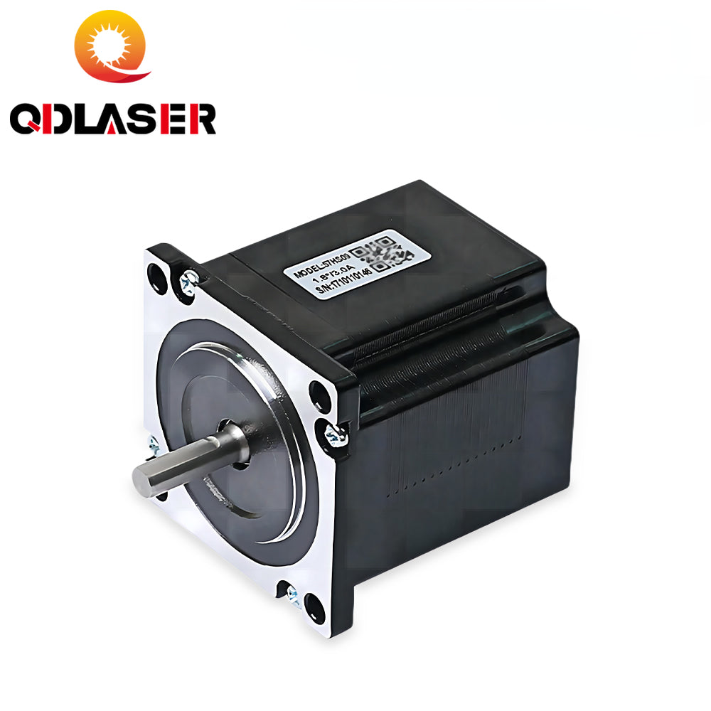QDLASER Leadshine 57HS09 2 Phase Stepper Motor NEMA23 3.0A 0.9NM Length 55mm Shaft 6.35mm for Co2 Laser Engraving Machine