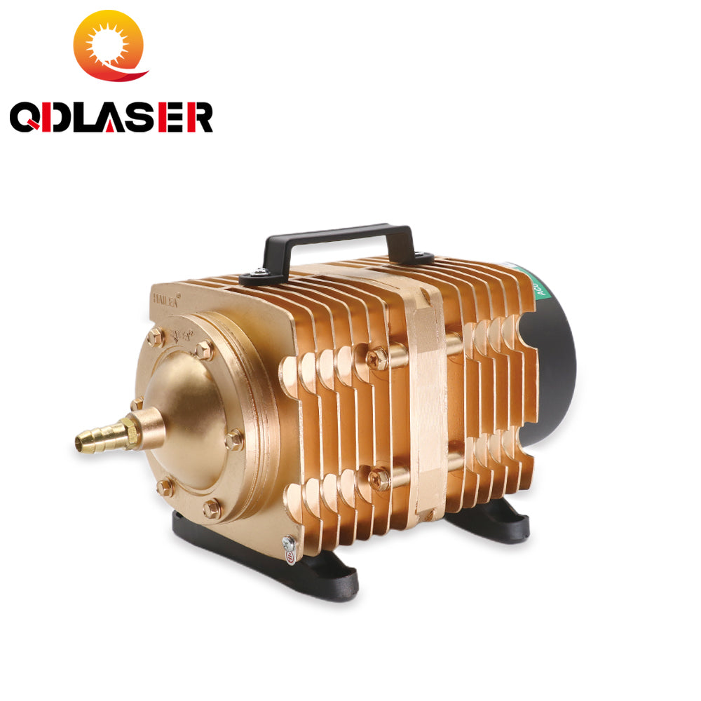 QDLASER Air Compressor 160W ACO-009E Electrical Magnetic Air Pump 110/220V 50/60HZ for CO2 Laser Engraving Cutting Machine