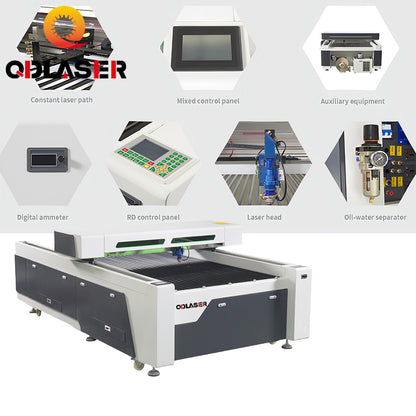500W 1325M  No-Metal Laser Cutting Machines for Advertising Industry  Reci Laser Tube Ruida Control System